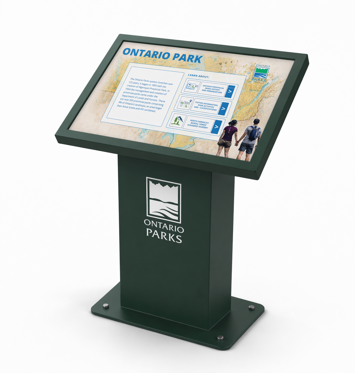 Ontario Parks kiosk preview